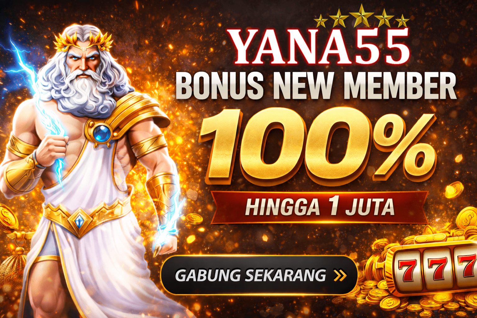 BONUS NEW MEMBER 100%